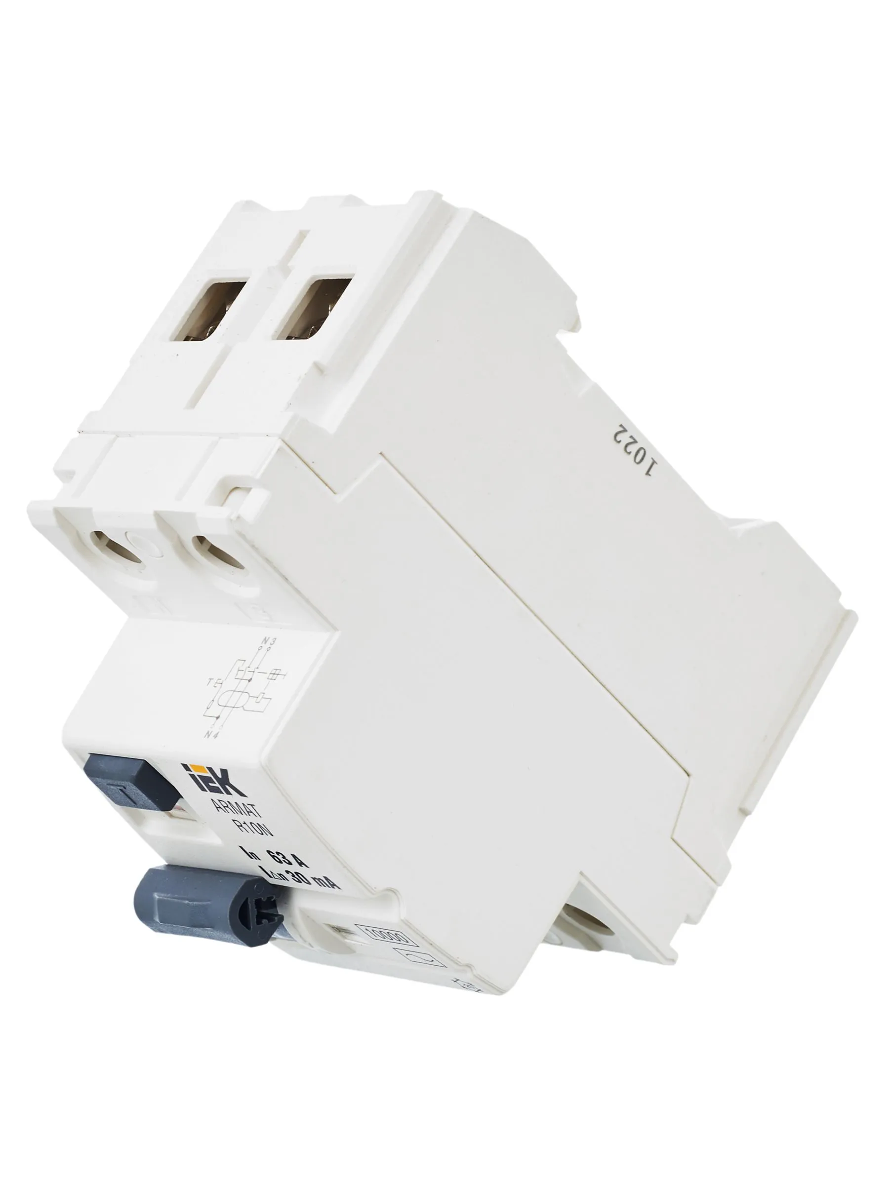 ARMAT Выключатель дифференциального тока R10N 2P 63А 30мА тип AC IEK - Фото 5