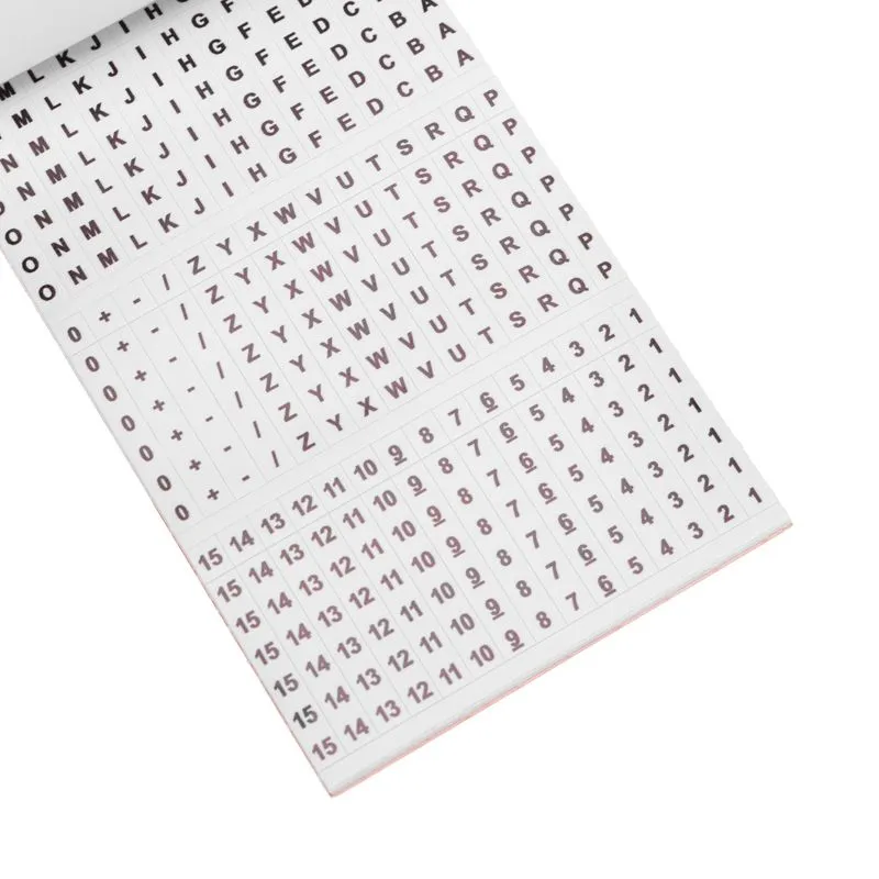Маркеры самоклеящиеся МС-2 (цифры от 0 до 15, буквы A-Z, знаки +, -, /) REXANT - Фото 2