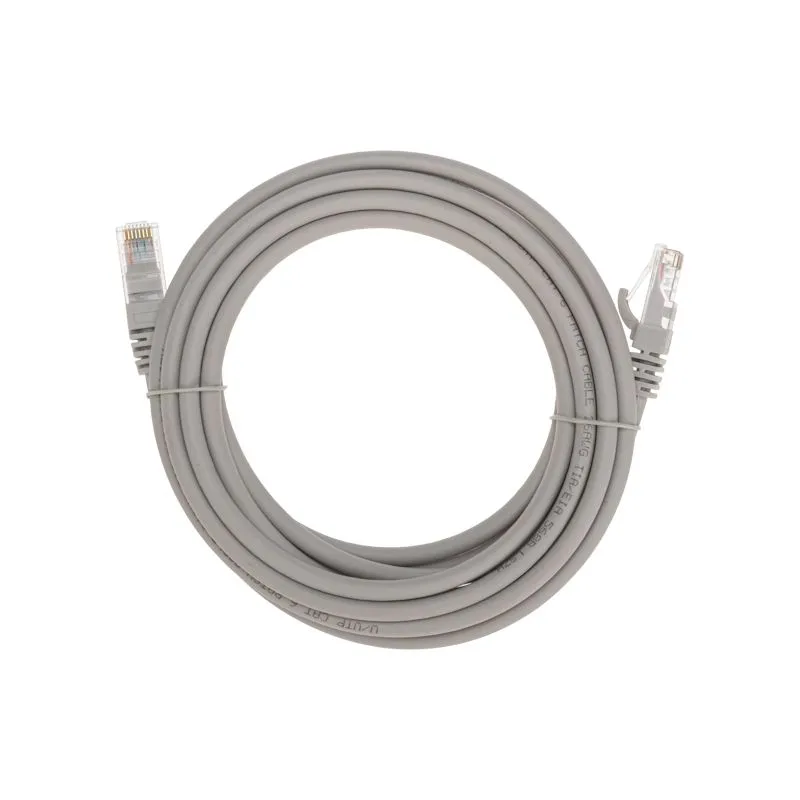 Патч-корд U/UTP, CAT 6, RJ45-RJ45, 26AWG, LSZH, серый, 3м REXANT 02-0290-3
