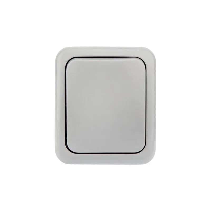 Переключатель проходной Mini OG IP54 о/у, серый KRANZ - Фото 2
