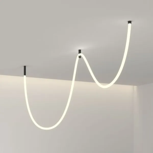 Гибкий неон 336Led 12W IP20 3000K Full light круглый теплый белый, 3 м (24V 12W 336Led 2835 IP20) 24