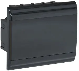 PRIME Корпус пластиковый ЩРВ-П-9 модулей встраиваемый черный IP41 IEK MKP13-V-01-09-41-K02