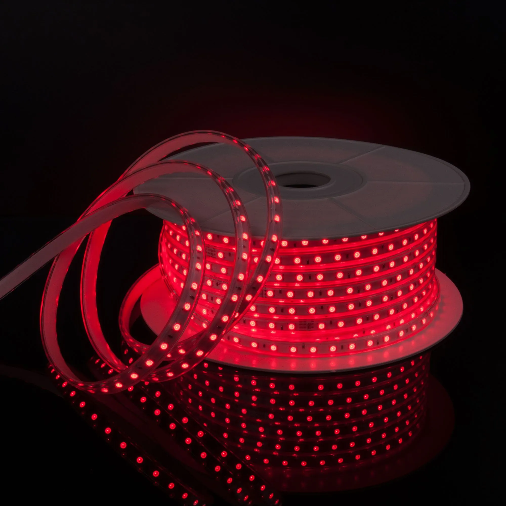 Лента светодиодная 220V 11W 60Led 5050 IP65 мульти, 50 м Elektrostandard - Фото 2