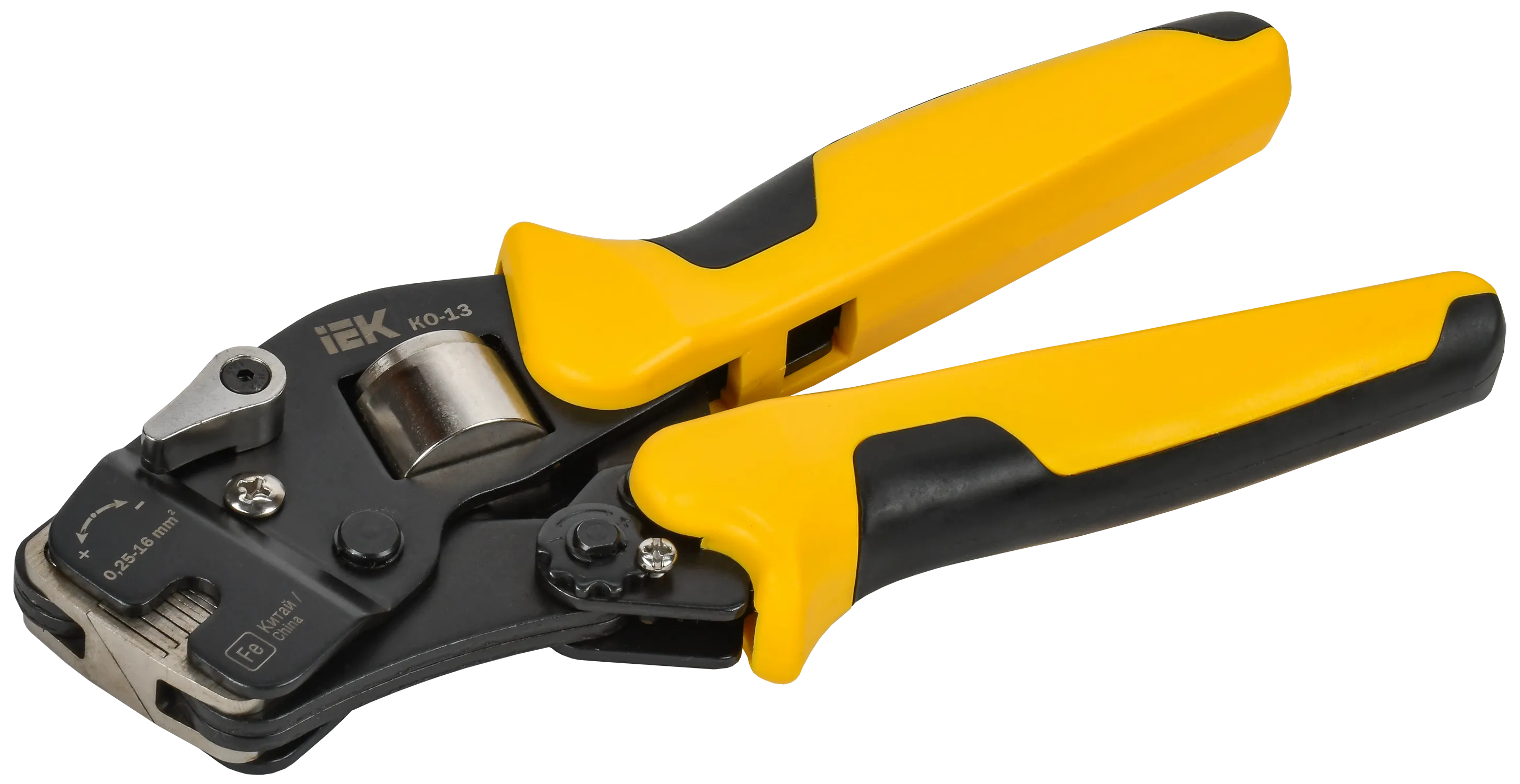 ARMA2L 3 Клещи обжимные торцевые КО-13 0,25-16мм2 (квадрат) IEK A2L3-KL20-C025-016-13