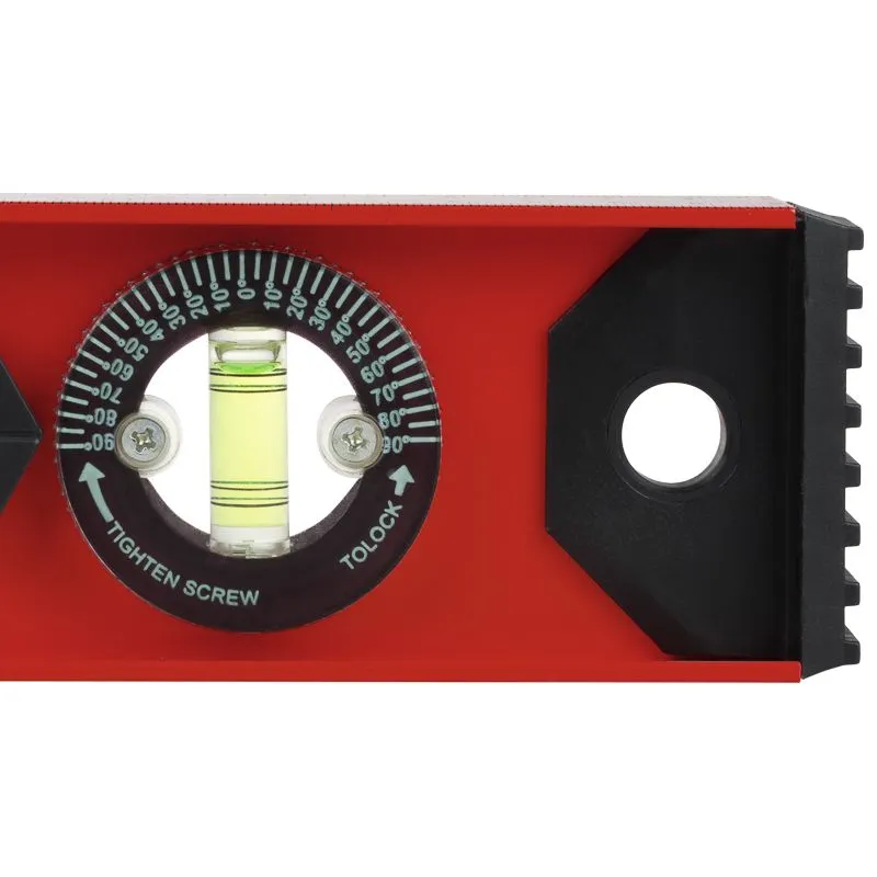 Уровень алюминиевый Рельс, 600мм, 3 глазка (1 поворотный) REXANT - Фото 2