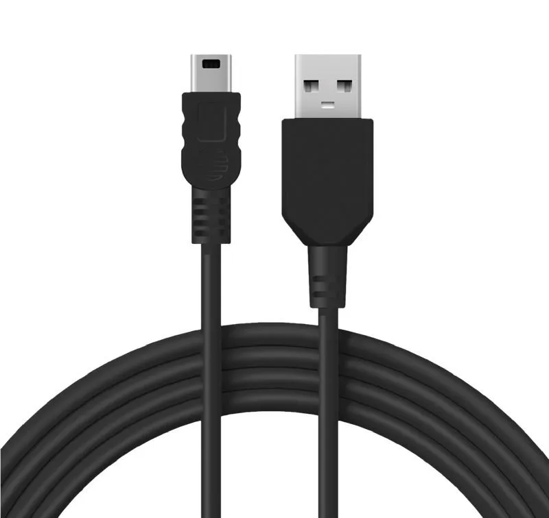 Кабель USB-A – mini USB, 1А, 1м, ПВХ, черный REXANT 18-4402