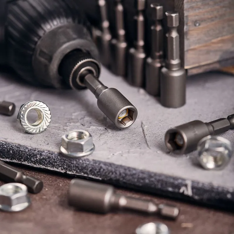 Ключ-насадка 8х48 мм, 1/4" магнитная (упак. 20 шт.) Kranz - Фото 2