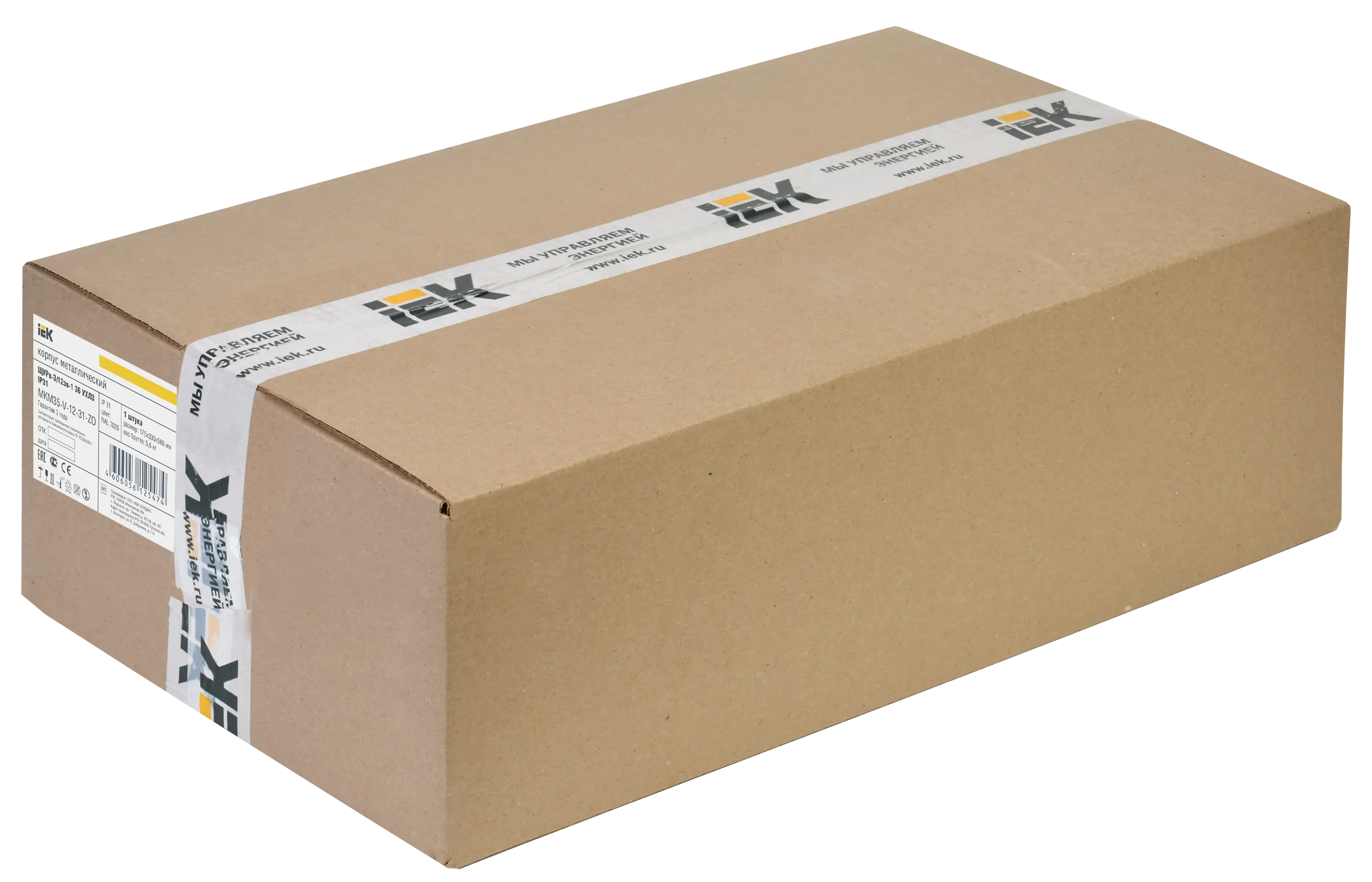 TITAN Корпус металлический ЩУРв-3/12 (550х320х165мм) IP31 IEK - Фото 2