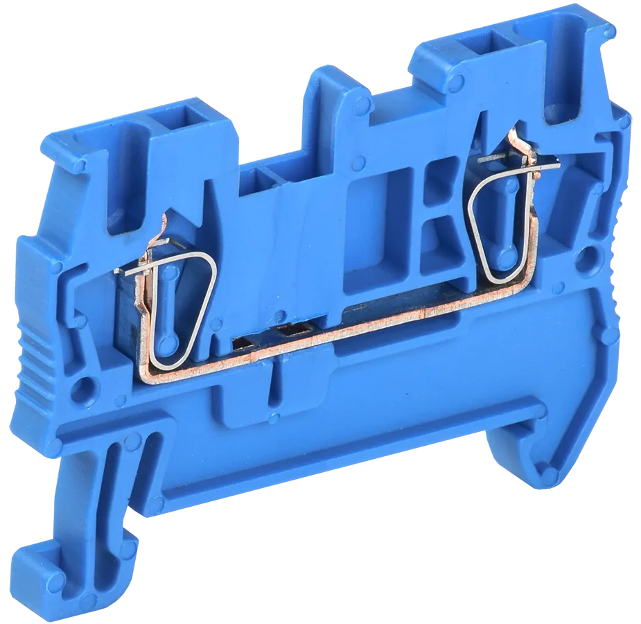 Клемма пружинная КПИ 2в-1,5 17,5А синяя IEK