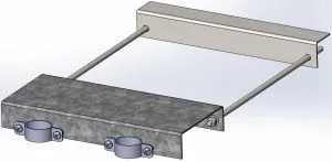 Кронштейн ЩУЭ-3/1 ТР (ктр-32 2шт) IP54 КР-ТР-2-32