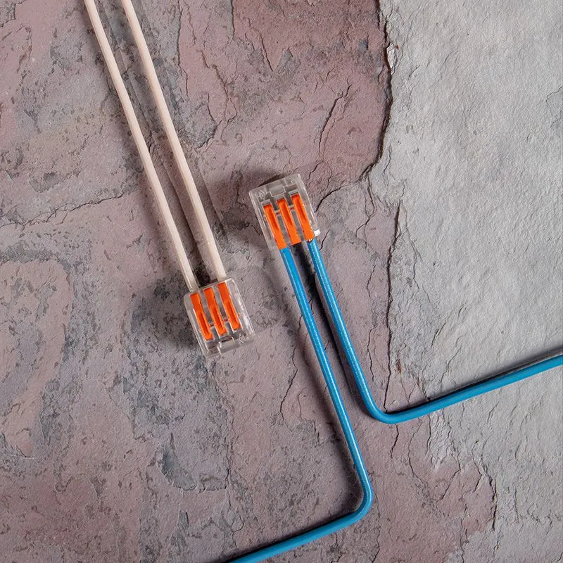 Универсальная клемма СМК 222-413, 3-проводная прозрачная 0,08-2,5/4 мм² (блистер 10 шт/уп) REXANT - Фото 2