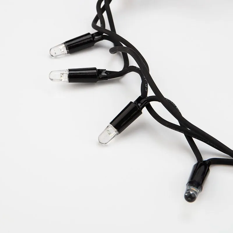 Гирлянда светодиодная Кластер 10м 400 LED ТЕПЛЫЙ БЕЛЫЙ черный каучук IP67 постоянное свечение 230В нужен блок 315-000 NEON-NIGHT - Фото 3