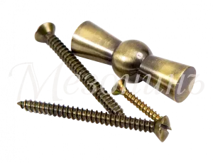 Ручка для поворотного выключателя в комплекте с саморезами, цвет - темная бронза, ТМ  "МЕЗОНИНЪ" GE3