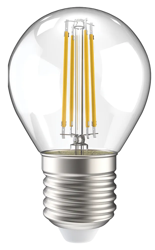 Лампа светодиодная G45 шар прозрачная 7Вт 230В 3000К E27 серия 360° IEK