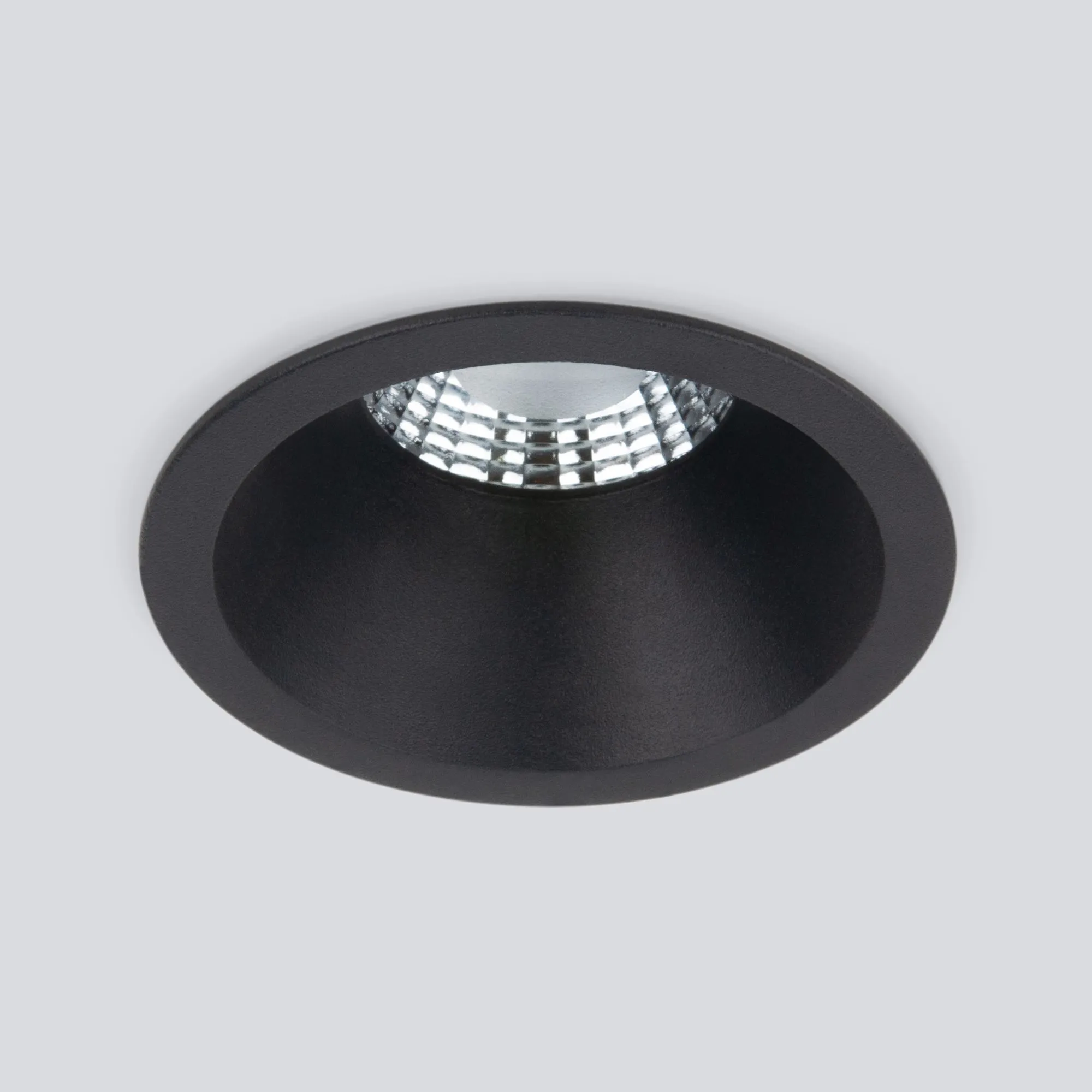 Светильник светодиодный встраиваемый точечный 15266/LED 7W 4200K черный Elektrostandard - Фото 3
