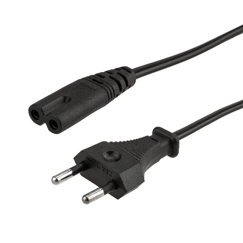 Шнур сетевой, вилка СЕЕ 7/16 - разъем IEC 320 C7, кабель 2x0,75 мм², длина 1,8 метра (PE пакет) REXANT 11-1102