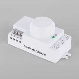 Датчик движения микроволновый 10м 1200W 360° IP20 SNS-M-13 белый Elektrostandard a048129