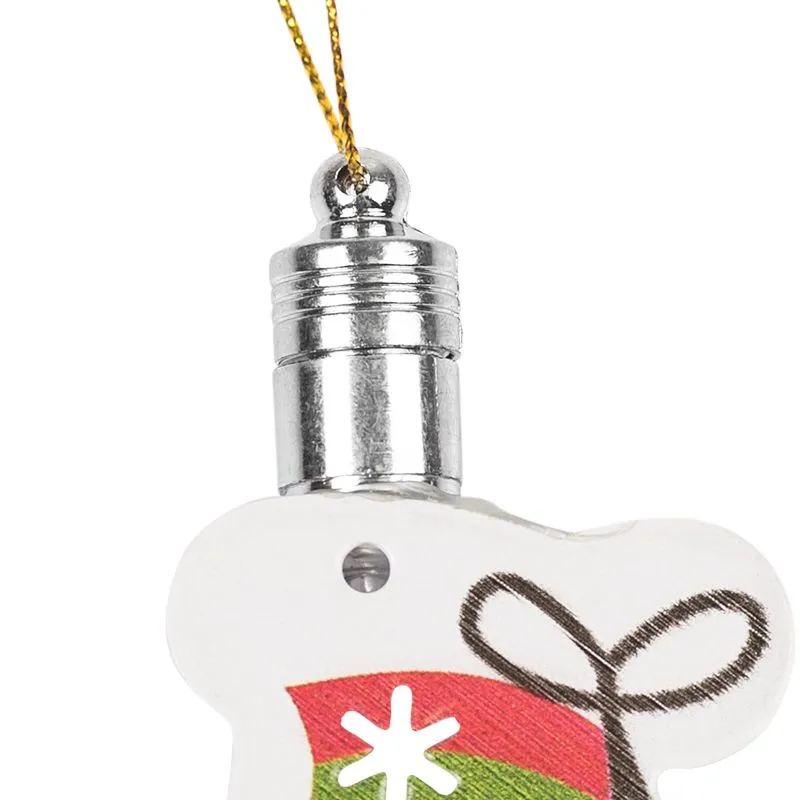 Фигурка подвесная Новогодний носок RGB 8x6 см - Фото 3