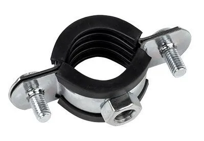 Хомут стальной 4" (107-116 мм), с уплотнителем EKF