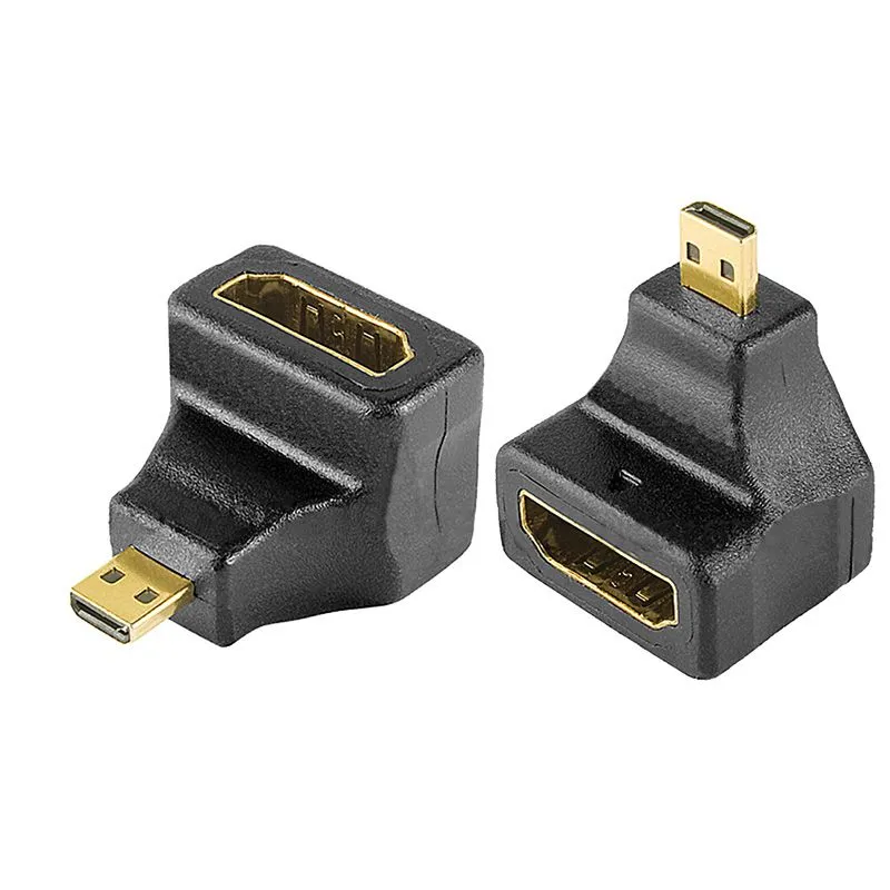 Переходник аудио/видео, (гнездо HDMI - штекер micro HDMI), угловой, 1 шт. REXANT - Фото 4