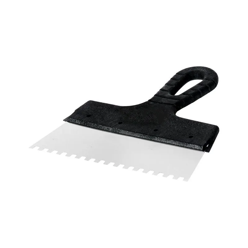 Шпатель фасадный REXANT 200 мм зуб 6х6 нержавеющая сталь, пластмассовая ручка 89-0222