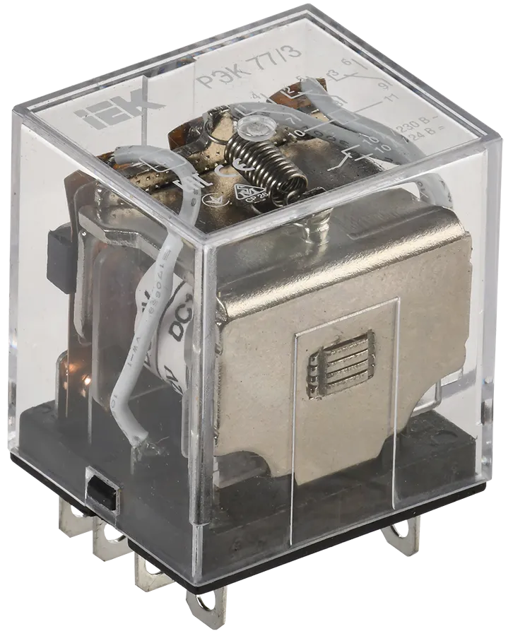 Реле РЭК77/3(LY3) 10А 12В DC IEK