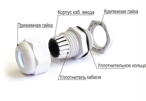Сальник PG  21 пластик (13-18мм) IP68 серый ГОФРОМАТИК (ЗЭТАРУС) - Фото 4
