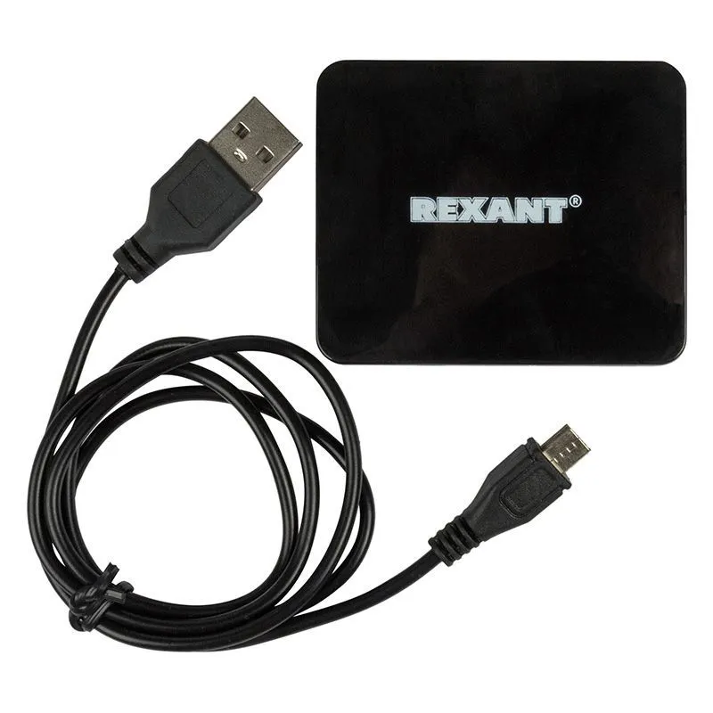 Делитель гнездо HDMI на 2 гнезда HDMI, пластик REXANT 17-6951