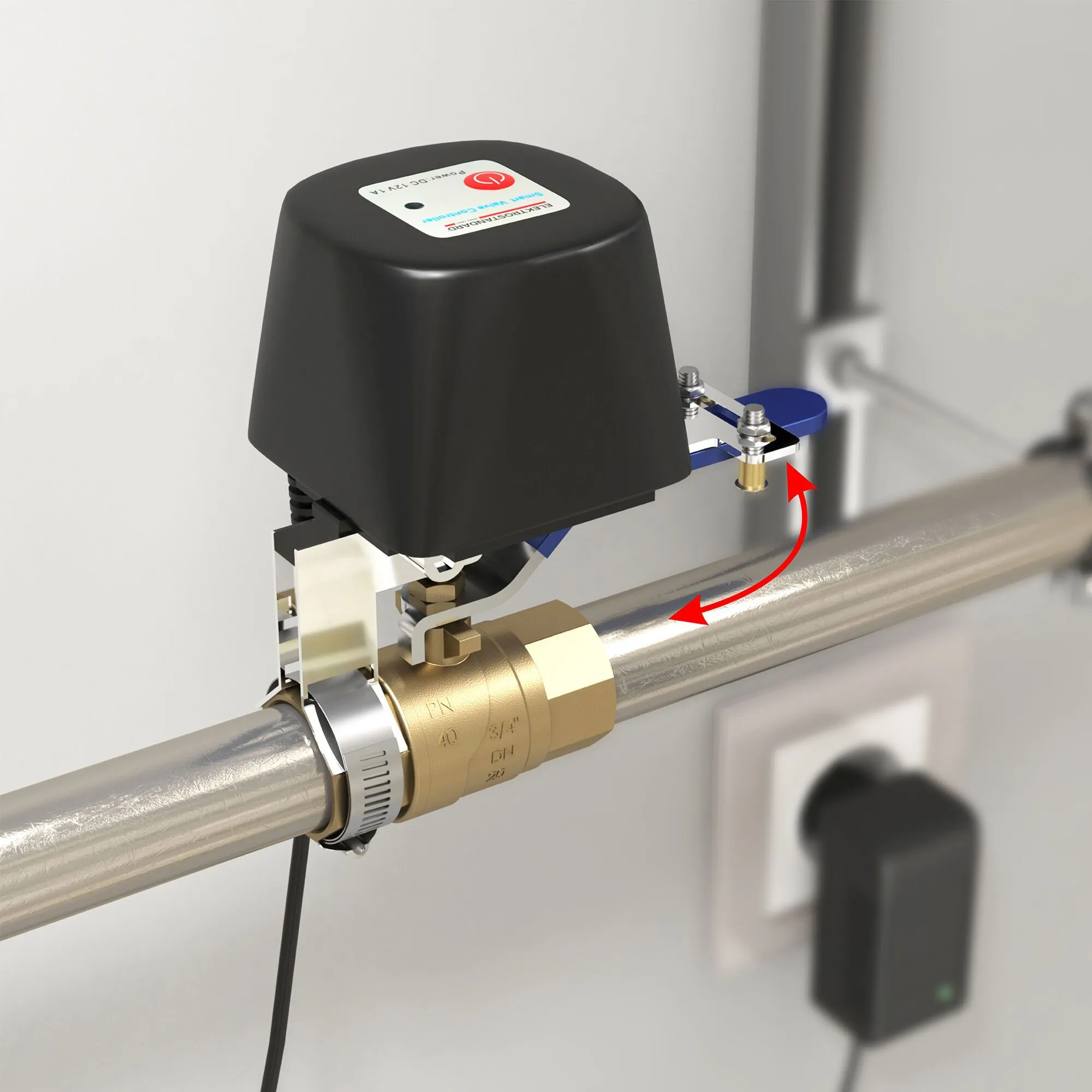 Умный электропривод для запорного крана 76260/00 Elektrostandard - Фото 4