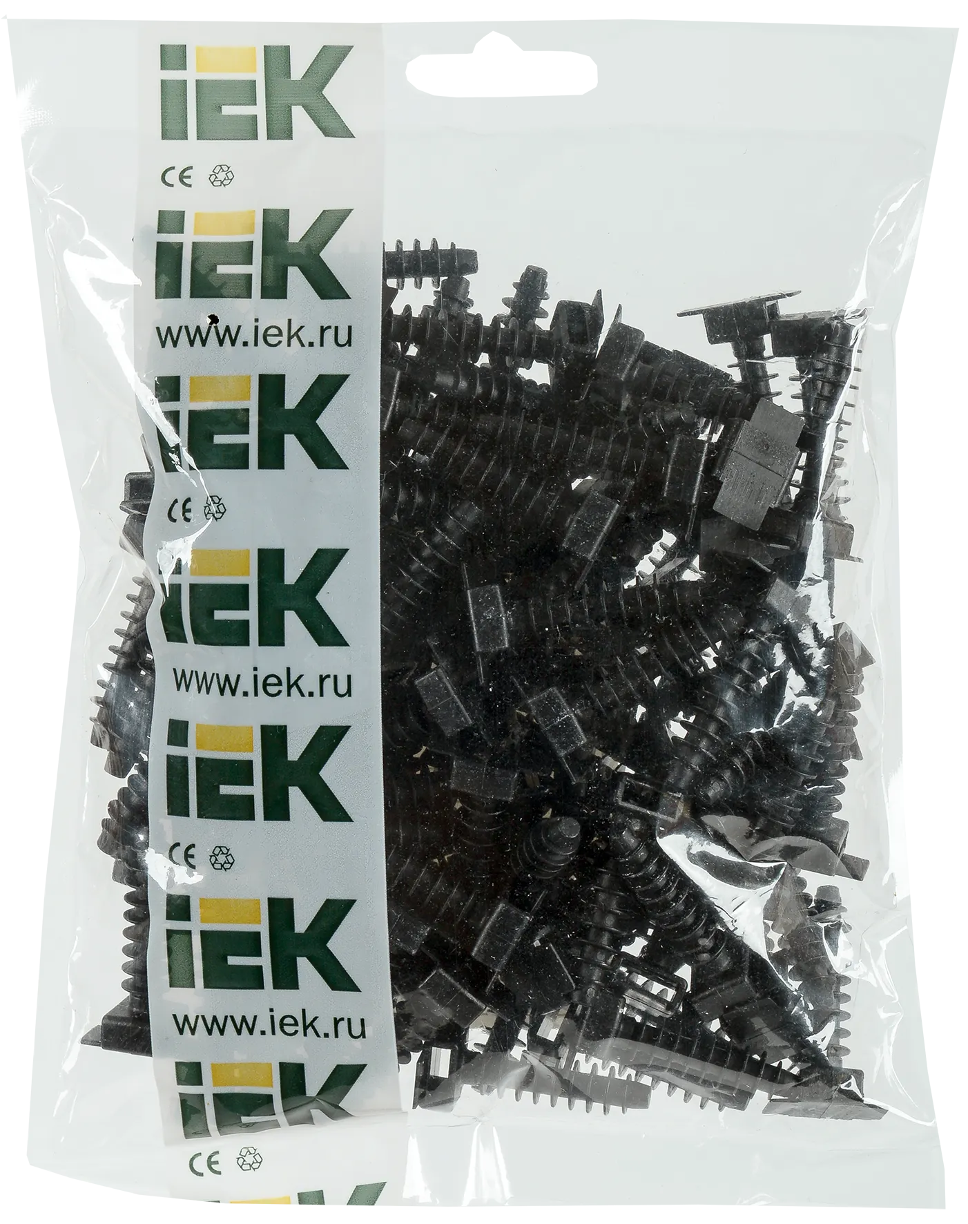 База дюбельная БД 30х10мм под хомут черная(100шт) IEK - Фото 2