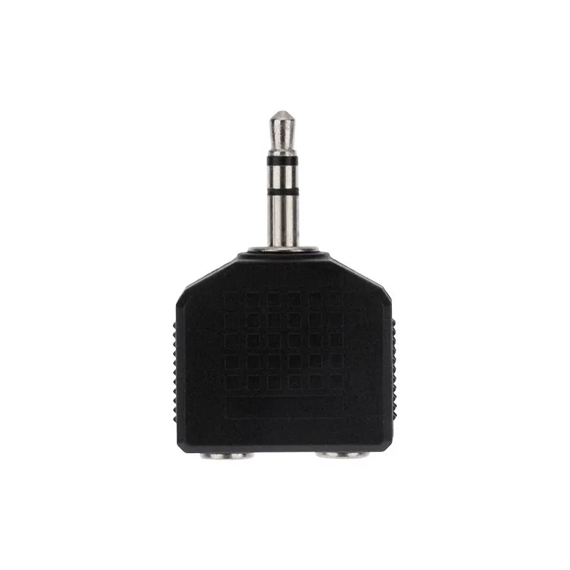 Переходник 3,5мм стерео штекер - 2 гнезда 3,5мм стерео, пластик REXANT - Фото 3