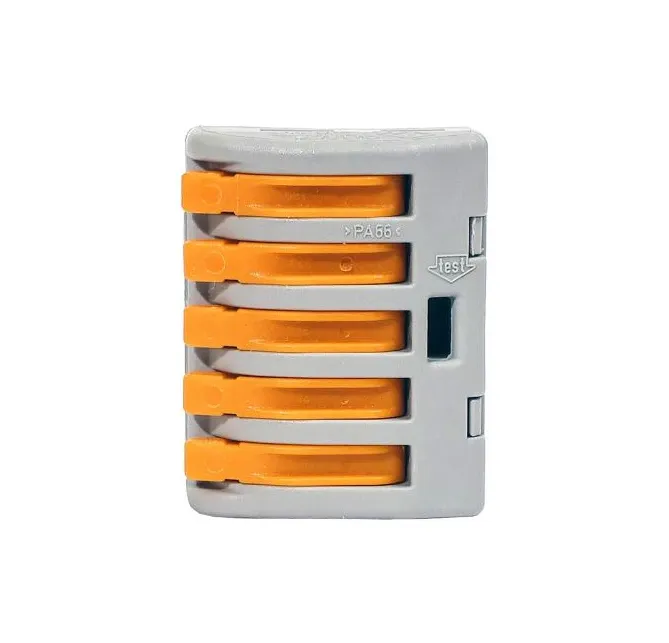 Клеммы WAGO 222-415 (5Х2,5мм2 с рычажком) (упаковка 40шт.) 53163