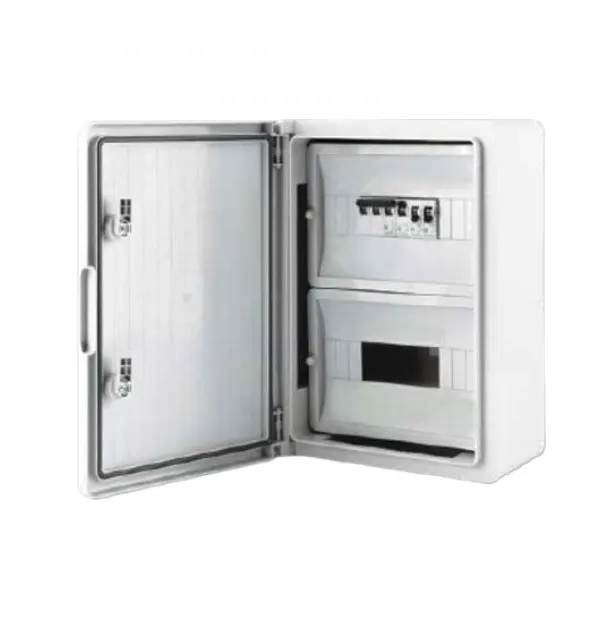 Корпус пластиковый КМПн-42 (3х14) 350х500х190 серая непрозрачная дверь IP65 DEKRON DEK-M42-355019-65