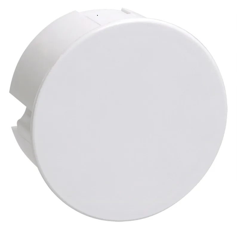 Коробка распаячная КМ41004 для твердых стен D=80х40мм с крышкой IEK UKT01-080-040-000