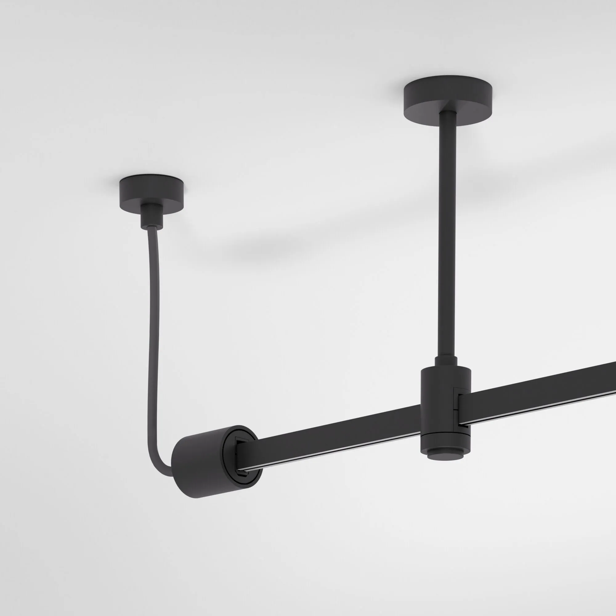 Esthetic Magnetic Подвесной комплект для подключения трековой системы освещения к питанию (боковой)  - Фото 2