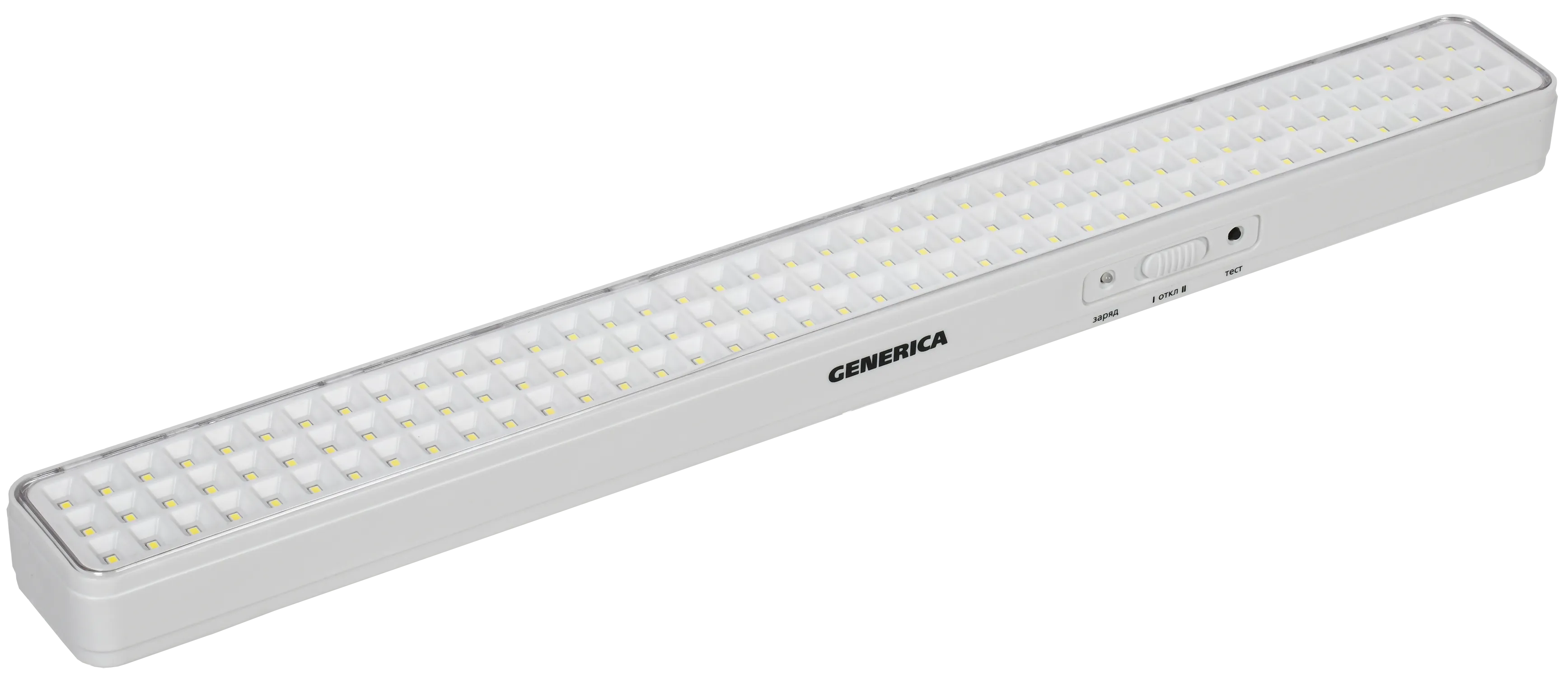 Светильник светодиодный аккумуляторный ДБА 1120 непостоянного действия 120LED 6ч 12Вт GENERICA