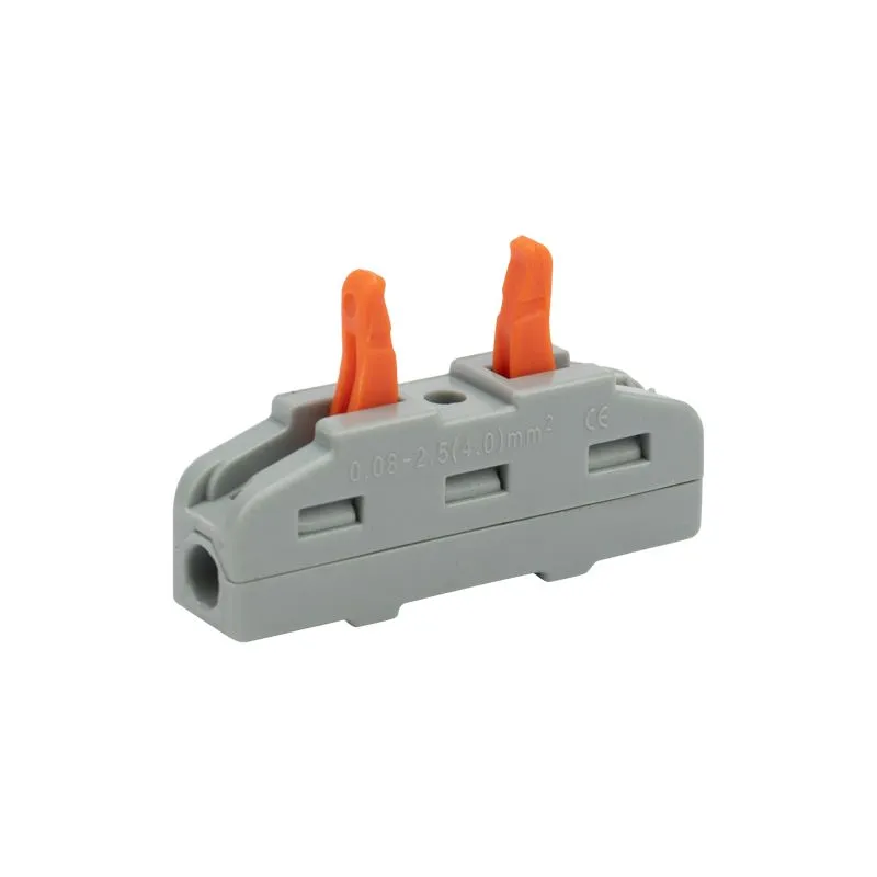 Клемма СМК 222-421 проходная 1 полюс (0,08-4 мм²), серая (50 шт./уп.) REXANT - Фото 4