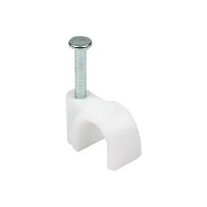 Скоба крепежная круглая (7мм.) (50шт.) EKF plcn-sr-7