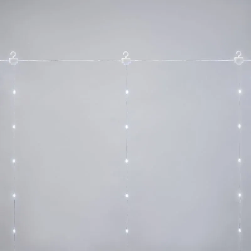 Гирлянда Светодиодный дождь из росы 3х3 м, белый, USB + пульт управления NEON-NIGHT 315-985