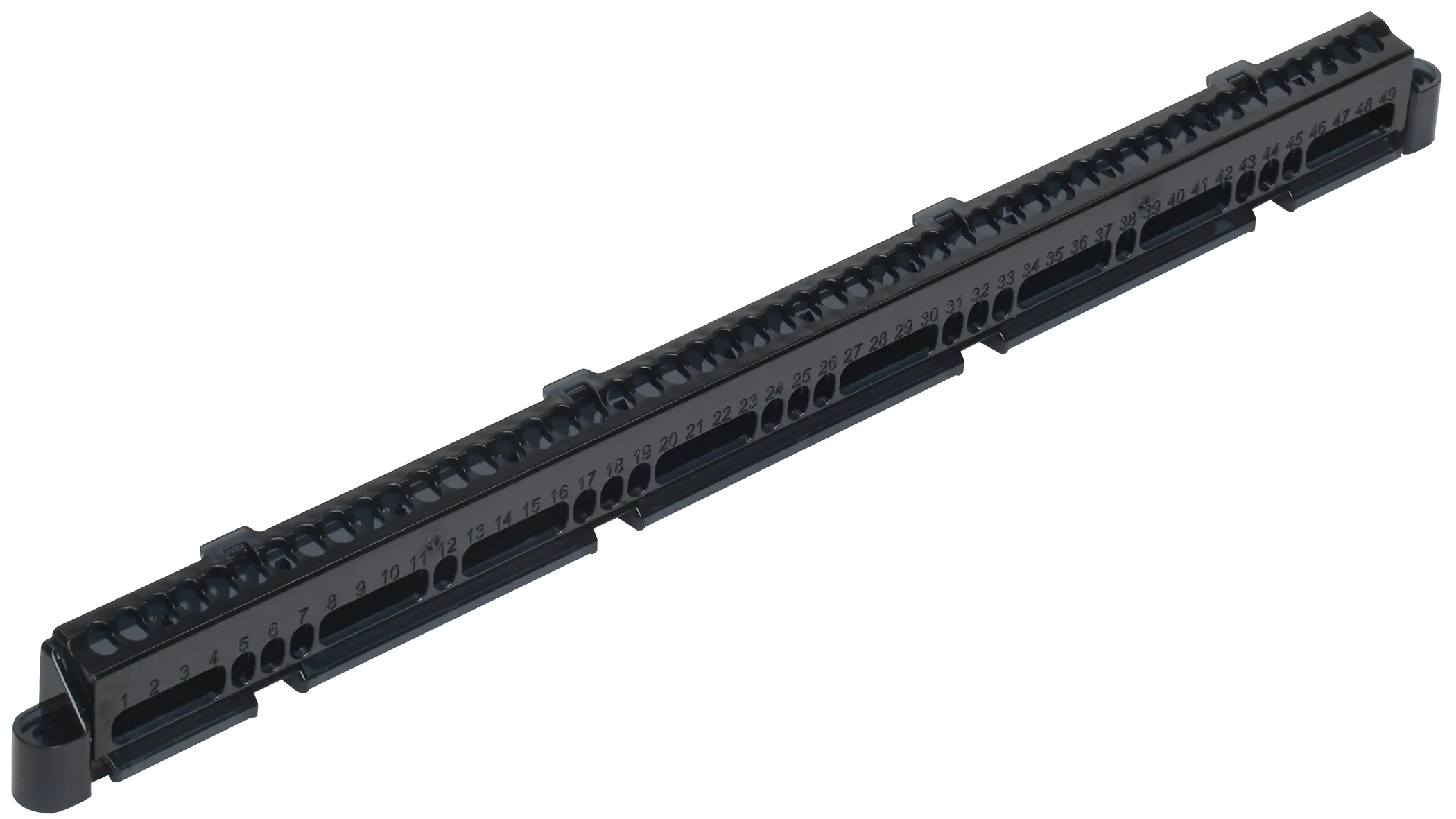 TEKFOR Суппорт для шин в корпус (ширина 18 модулей) IEK TF-KP00D-S-18