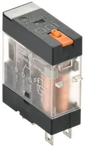 Реле общего назначения OGR-1 1C 220В AC со светодиодом и тестовой кнопкой ONI OGR-1-1C-AC220V-L-B