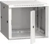 ITK Шкаф настенный LINEA W 6U 600х600мм дверь стекло RAL 7035 LWR3-06U66-GF