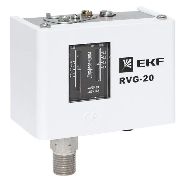 Реле избыточного давления EKF RVG-20-1,6 (1,6 МПа) - Фото 10