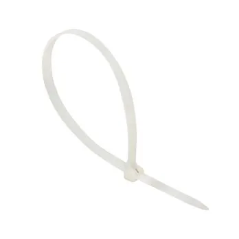 Хомут нейлоновый со стальным зубом (б), 8x300 (100шт) EKF