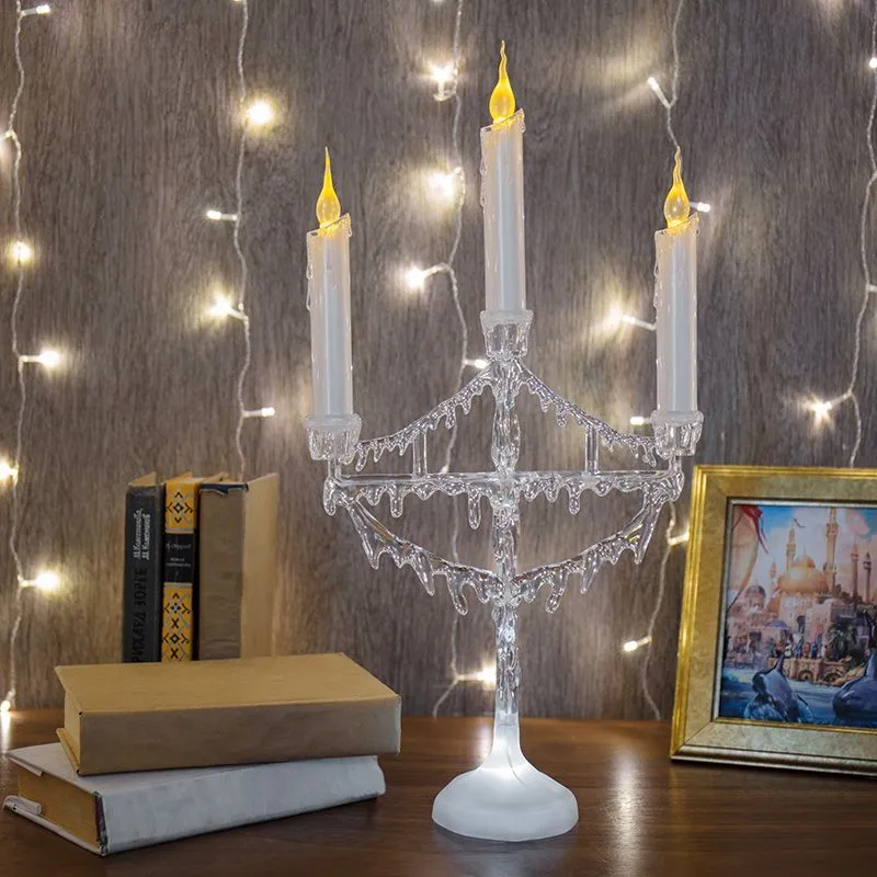 Фигура на подставке Подсвечник со свечками 50 см - Фото 3