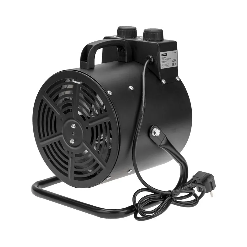 Пушка тепловая электрическая, круглая, регулировка угла наклона, ТЭН, 2кВт REXANT - Фото 2