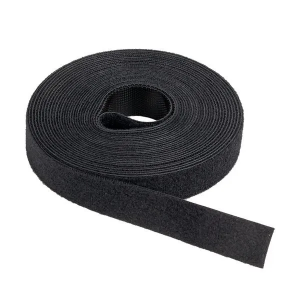 Хомут-липучка 16 мм (5м ролл) черный EKF - Фото 3