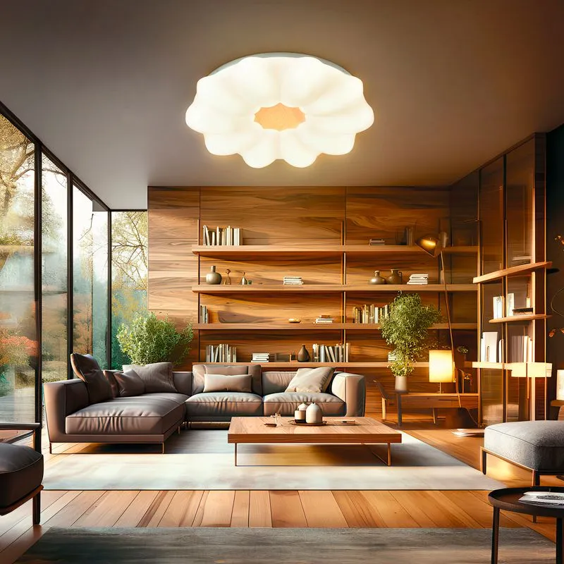 Светильник потолочный Leo, LUMI Line, 42Вт, 450x120 мм, белый REXANT - Фото 2