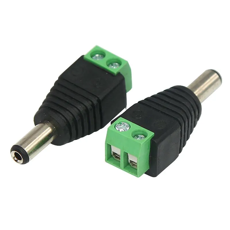 Разъем питание на кабель, штекер 2,1х5,5x10мм с клеммной колодкой, (1шт), REXANT - Фото 4