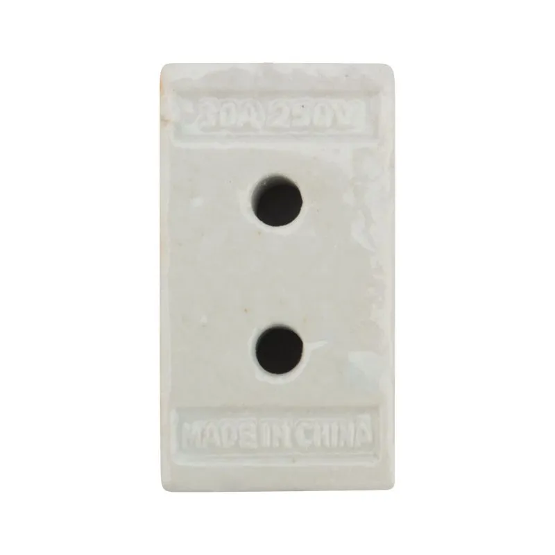 Клемма керамическая винтовая КВ 16 мм² 3 пары контактов с крепежным отверстием REXANT (45 шт./уп.) - Фото 4